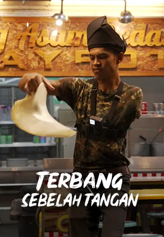 Tebar Roti Canai Terbang Sebelah Tangan